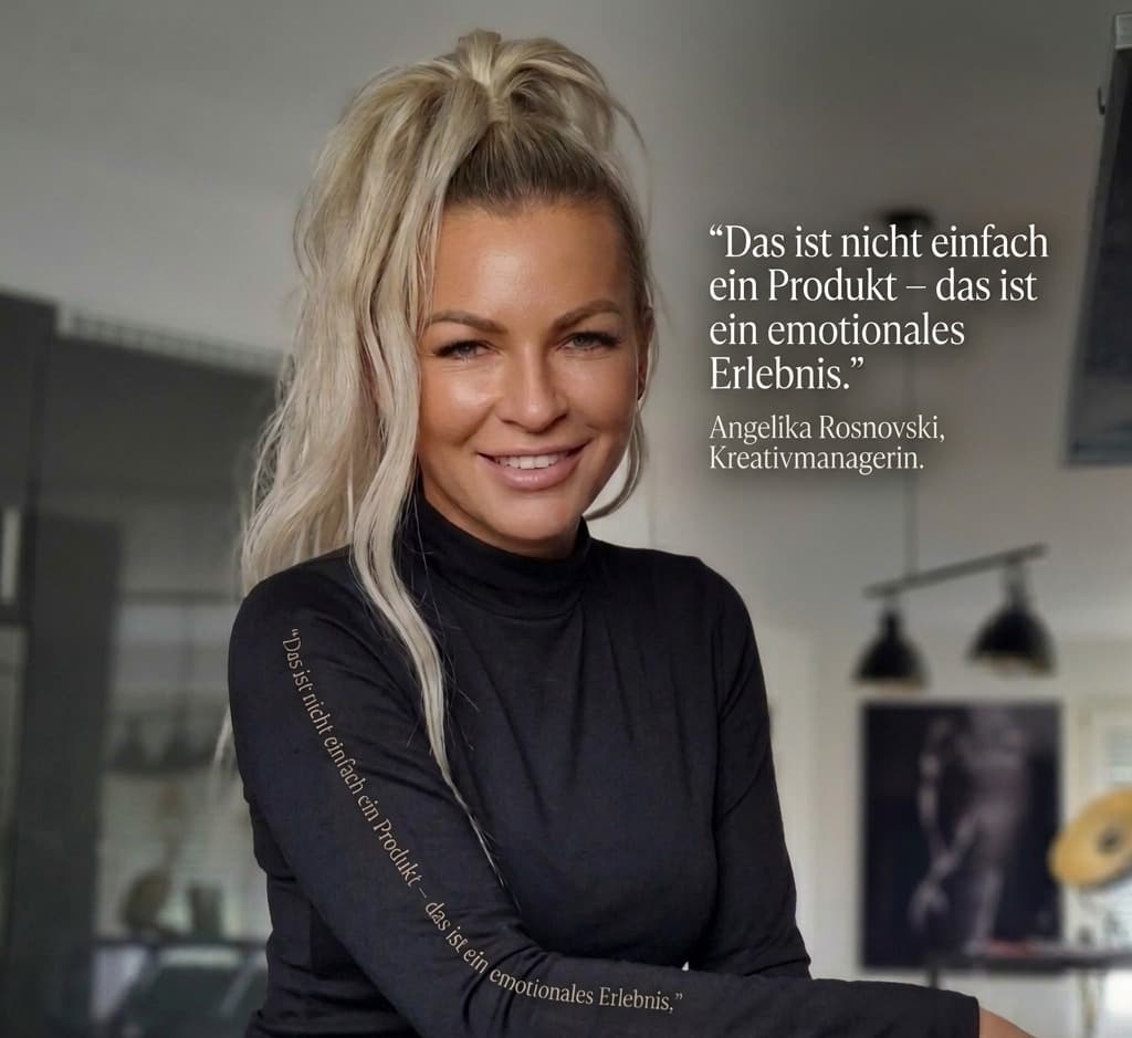 Angelika Rosnovski, Kreativmanagerin – Ein persönliches Versprechen